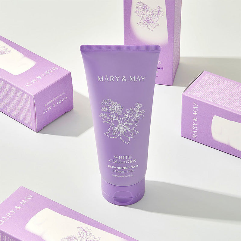 White Collagen Cleansing Foam