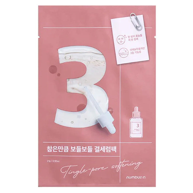 No.3 Tingle-Pore Softening Sheet Mask