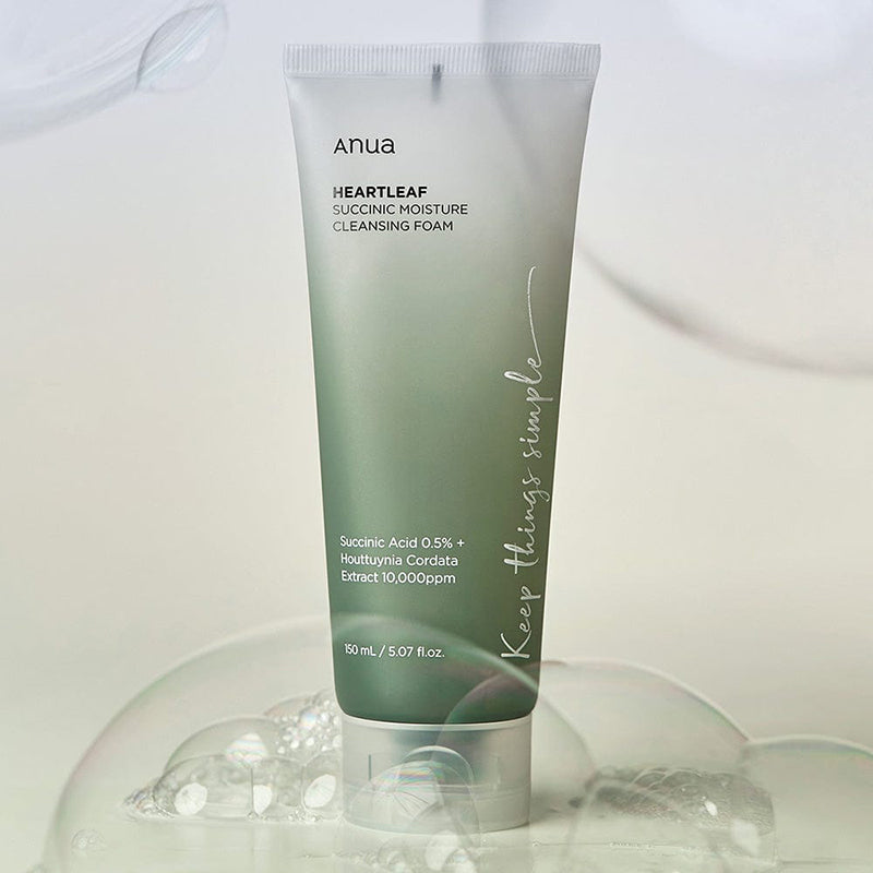 Heartleaf Succinic Moisture Cleansing Foam