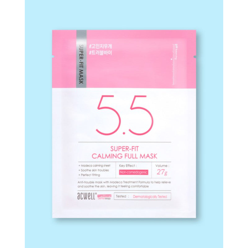  5.5 Super-Fit Calming Full Mask - Korean-Skincare