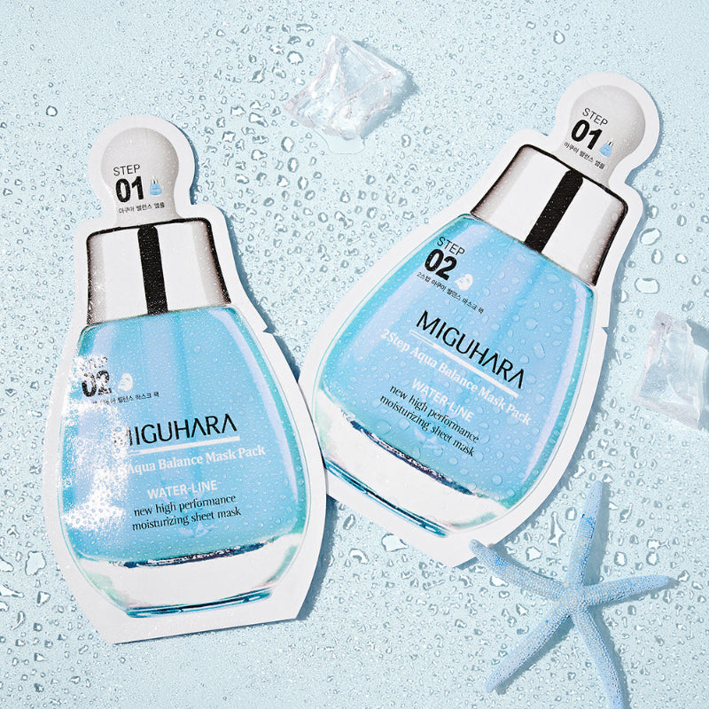  2 Step Aqua Balance Mask Pack - Korean-Skincare