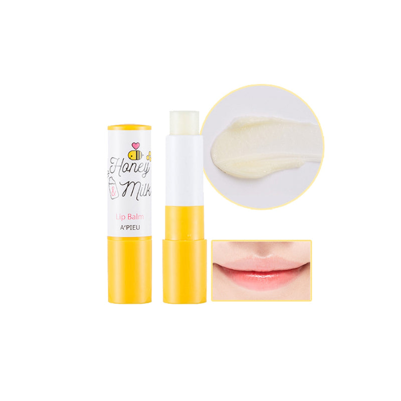  Honey & Milk Lip Balm - Korean-Skincare