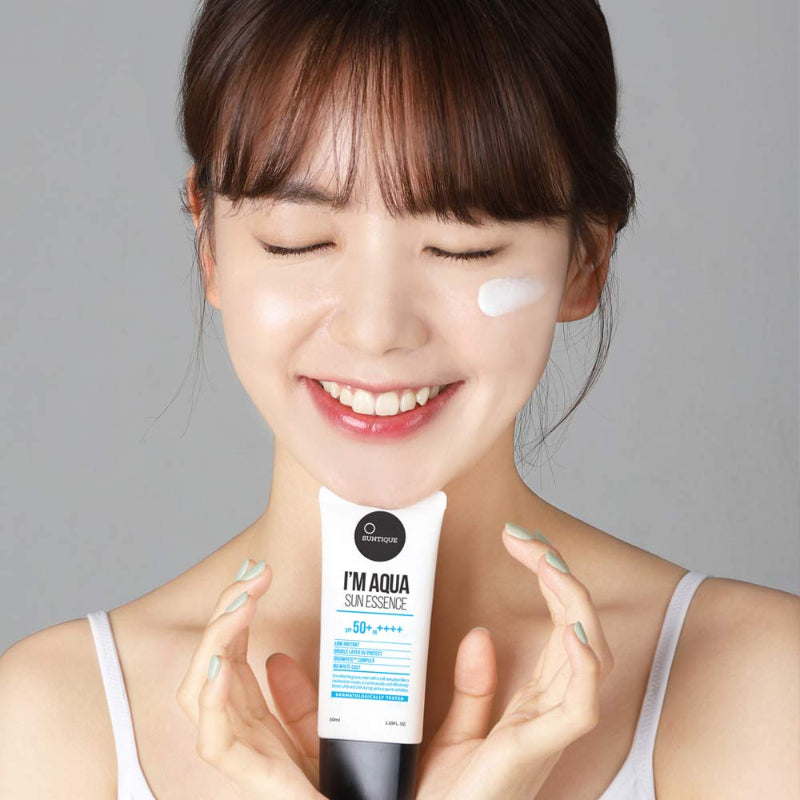 Suntique I'M Aqua Sun Essence SPF50+ PA++++ - Korean-Skincare