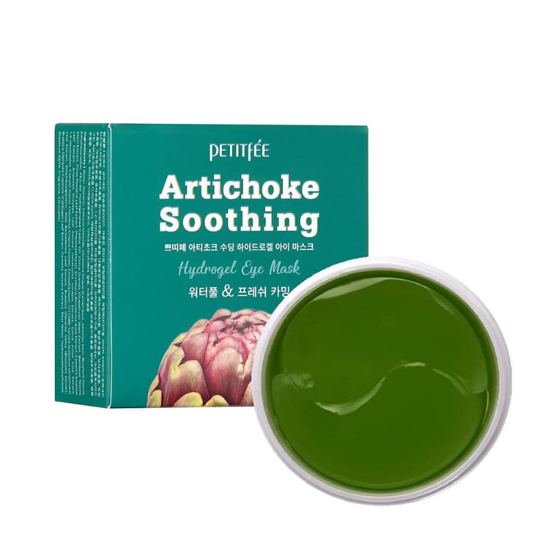 Petitfee Artichoke Soothing Hydrogel Eye Mask - Korean-Skincare