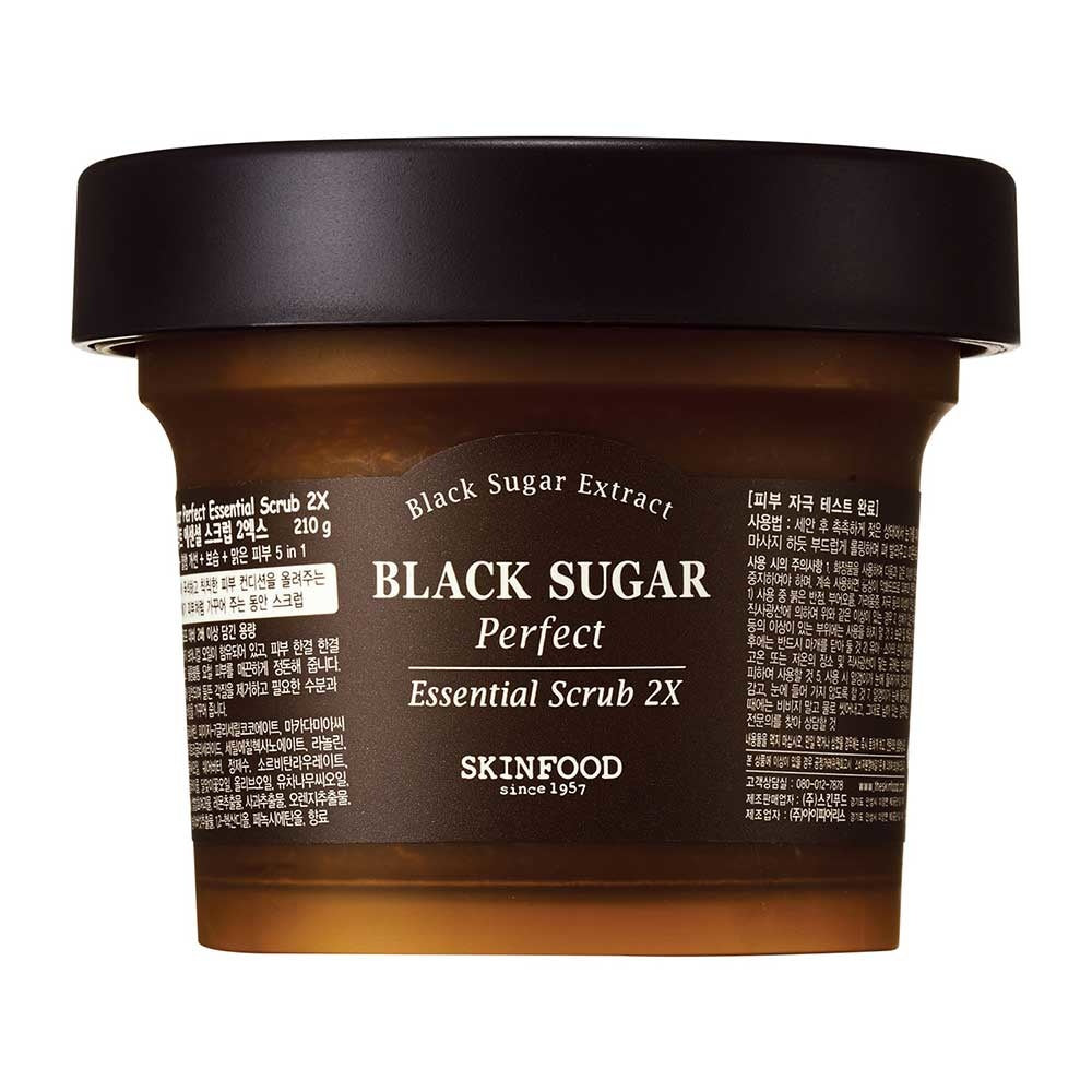 Skinfood Black Sugar Perfect Essential Scrub 2X - Korean-Skincare