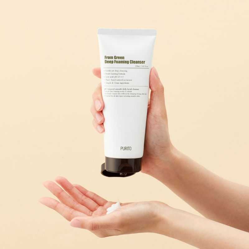 PURITO From Green Deep Foaming Cleanser - Korean-Skincare