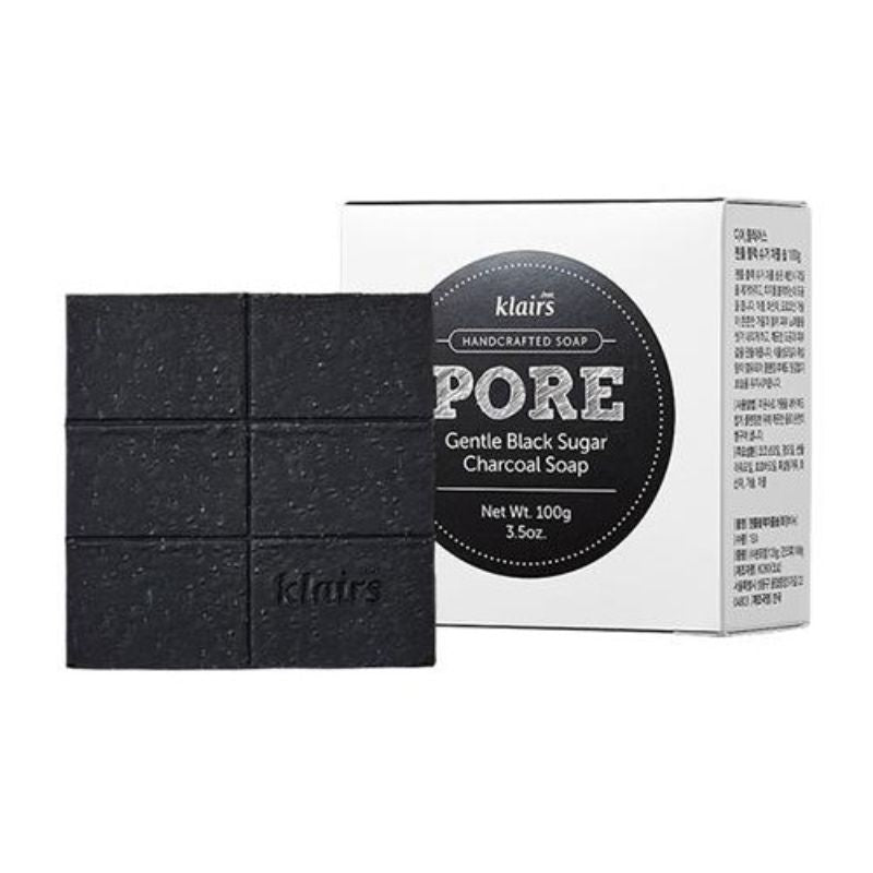 Klairs Gentle Black Sugar Charcoal Soap - Korean-Skincare