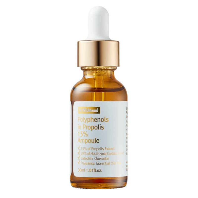 By Wishtrend Polyphenol in Propolis 15% Ampoule - Korean-Skincare