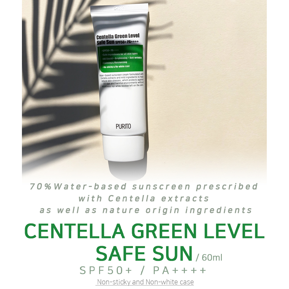 PURITO Centella Green Level Safe Sun SPF20~30 - Korean-Skincare