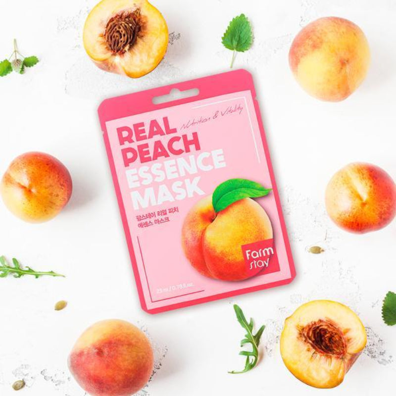 Farm Stay Real Peach Essence Mask - Korean-Skincare