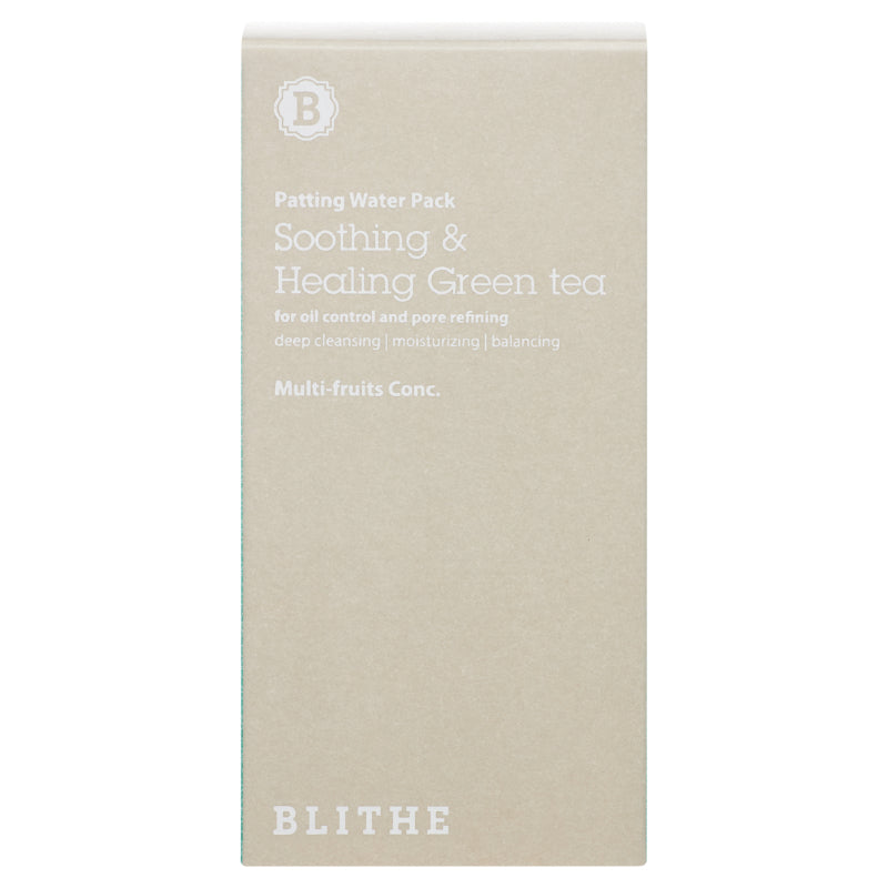 Blithe Patting Splash Mask Soothing & Healing Green tea - Korean-Skincare